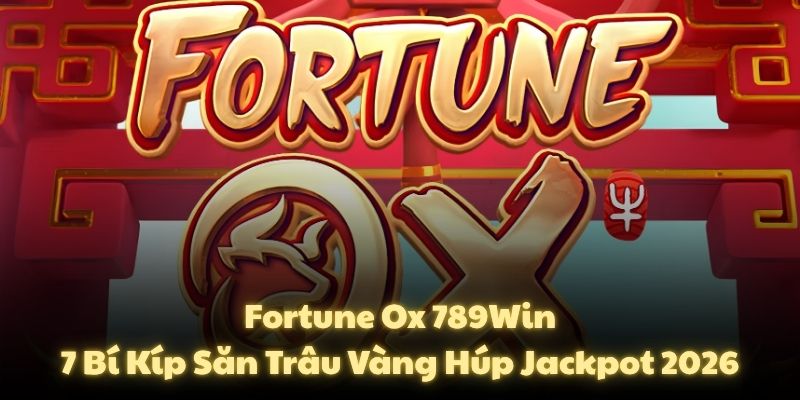 Fortune Ox 789Win: 7 Bí Kíp Săn Trâu Vàng Húp Jackpot 2026
